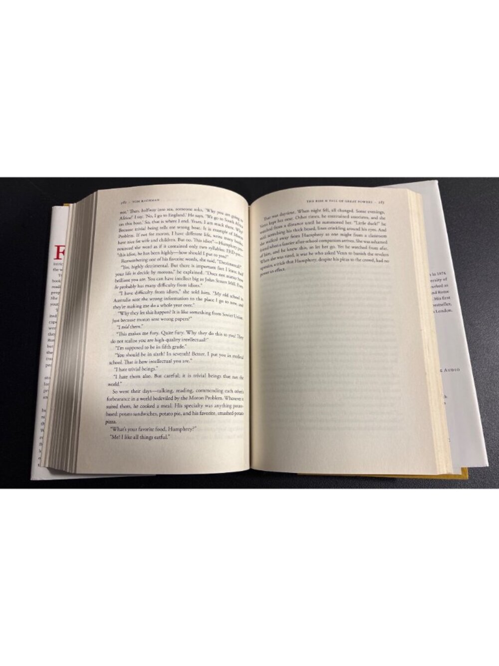 The Rise & Fall Of Great Powers By Tom Rachman First Edition Hardcover - Picture 8 of 9